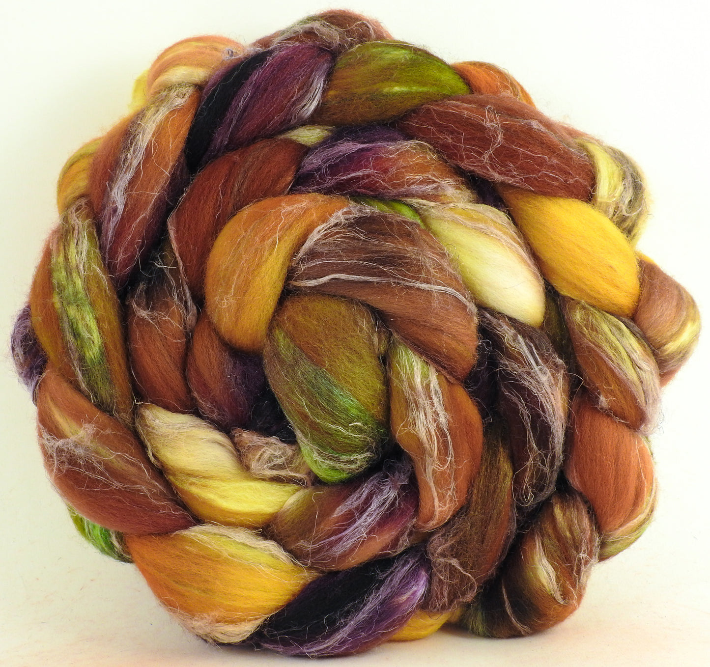 Leaf Pile (5.7 oz) - Merino/ Tussah Silk/ Natural Flax (50/25/25)
