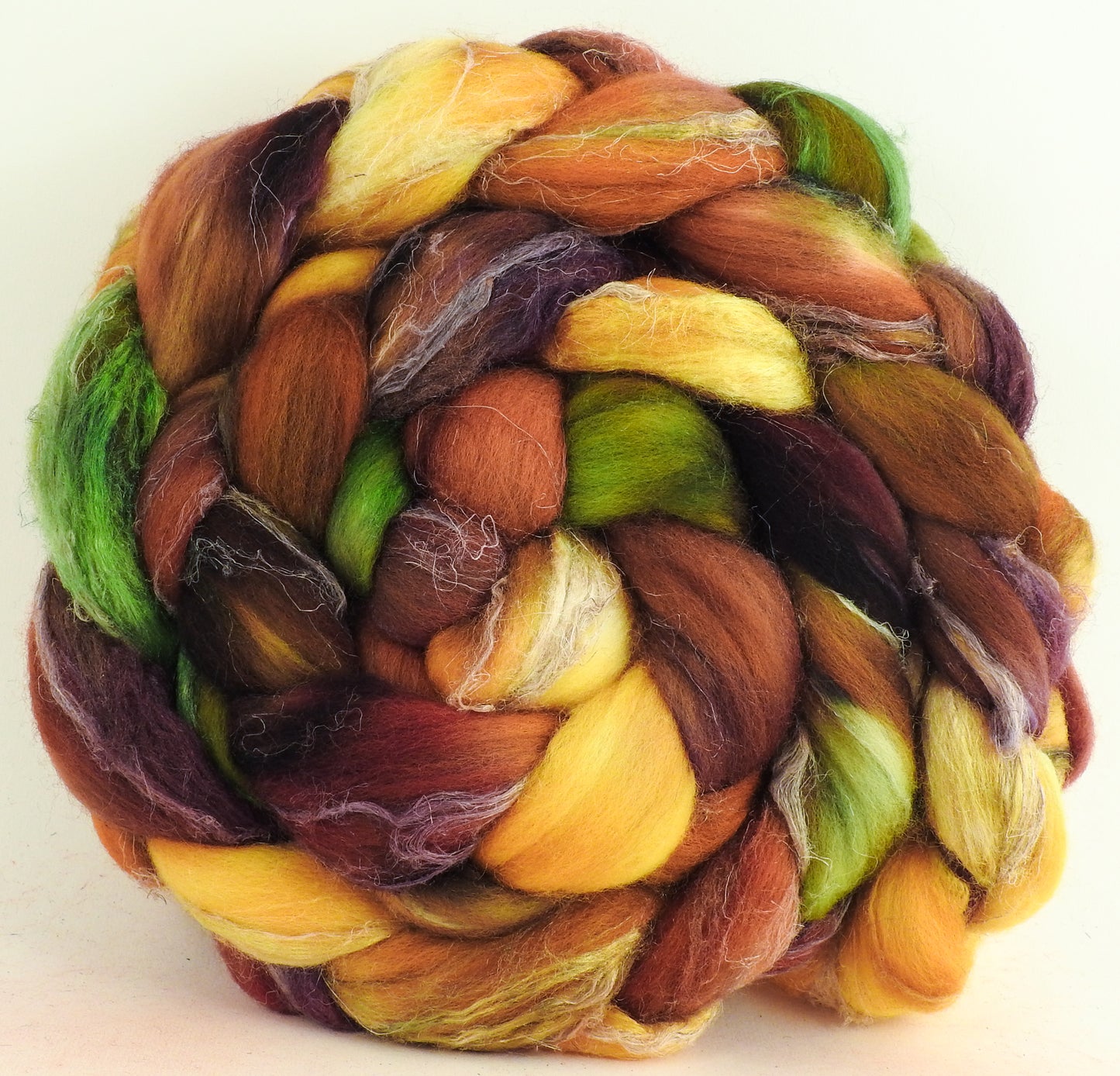 Leaf Pile (5.7 oz) - Merino/ Tussah Silk/ Natural Flax (50/25/25)