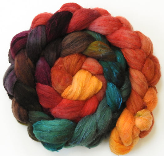 Smaug (5.5 oz)- 25 micron Merino/ Silk Slubs (70/30)