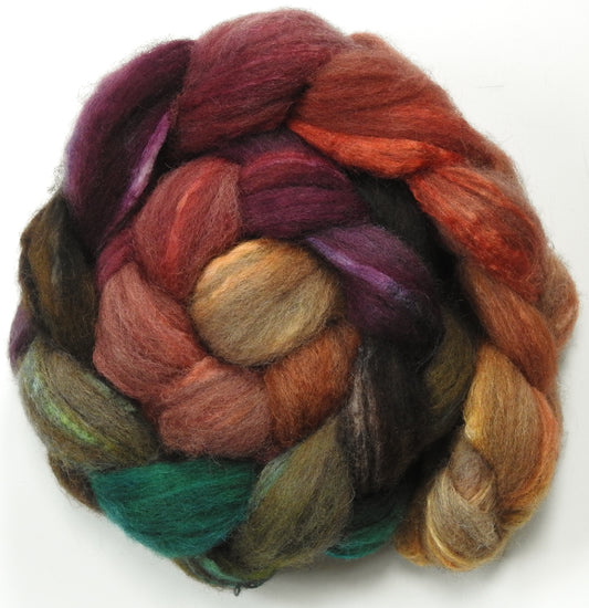 Smaug (4.2 oz) - Grey Shetland/ Tussah Silk (70/30)