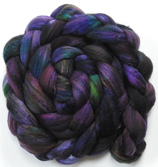 Sherlock - Batt in a Braid #39ish - Falkland Merino/ Mulberry Silk / Sari Silk (60/25/15)