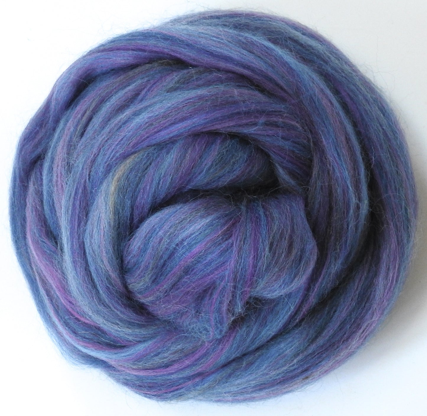 Comfrey - Custom Blended Top- Shetland/ BFL/ Bio-Nylon ) (50/25/25)