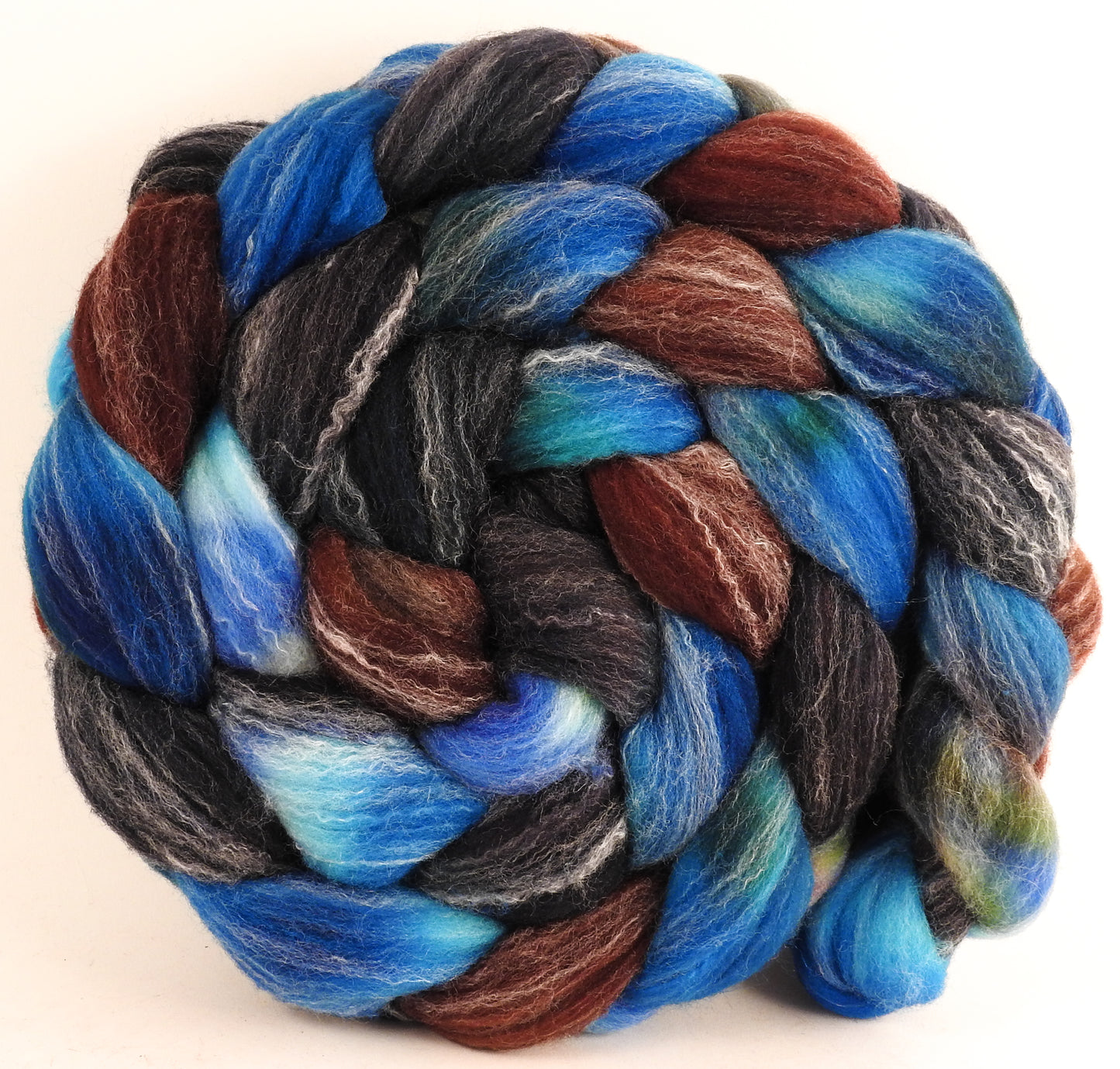 Targhee/silk/ bamboo- (80/10/10) - Labradorite - 5.8 oz. - Inglenook Fibers