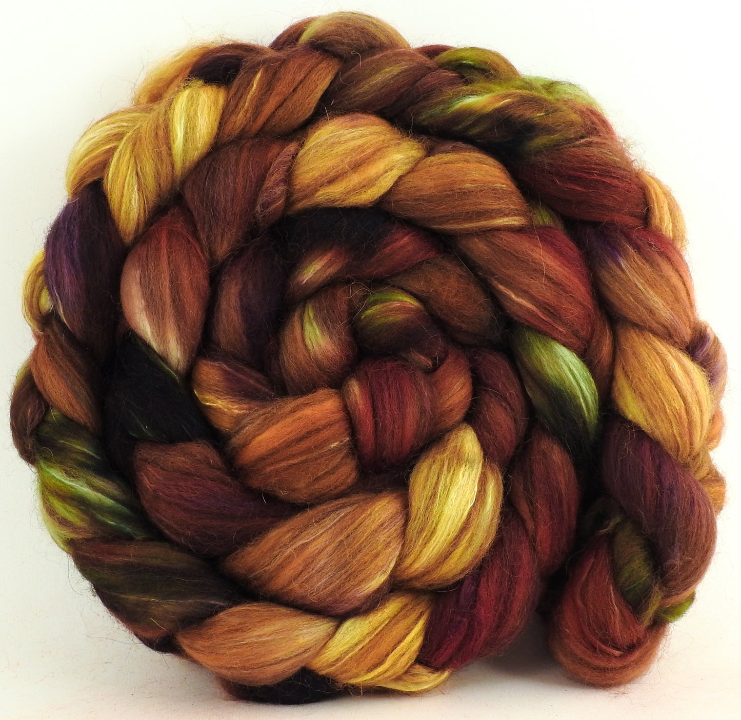 Leaf Pile (5.9 oz) - 18.5 mic merino/ camel/ brown alpaca/ mulberry silk/ (40/20/20/20)