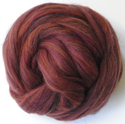 Rosehip - Custom Blended Top- Shetland/ BFL/ Bio-Nylon ) (50/25/25)
