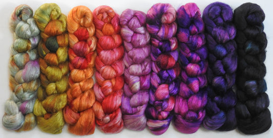 Afterglow -(11.9 oz)  Gradient Braid Set - Baby Camel/ Tussah Silk (50/50)