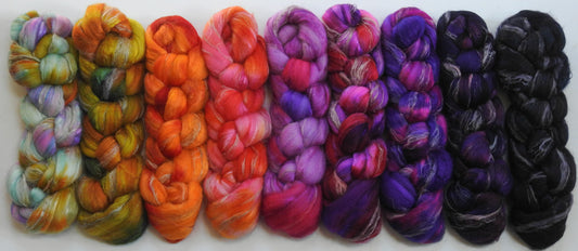 Afterglow -Gradient Braid Set - (12.6 oz.) Merino/Tussah/Flax (50/25/25)