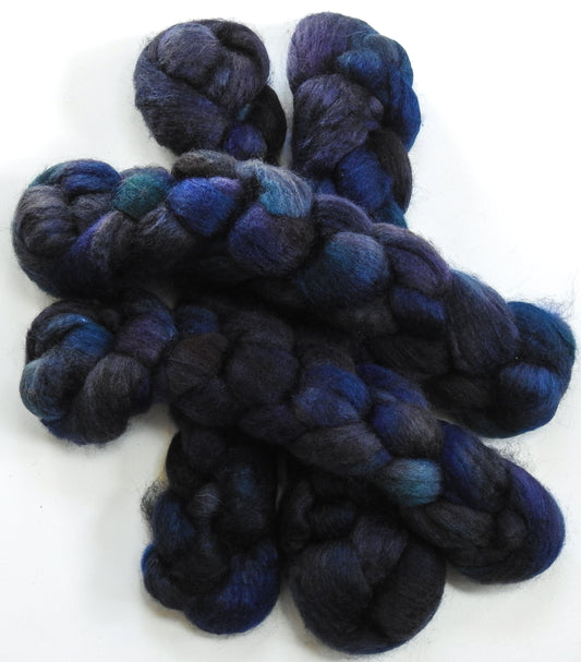 Raven (5.3 oz) - Blue-faced Leicester/ Tussah Silk (75/25)