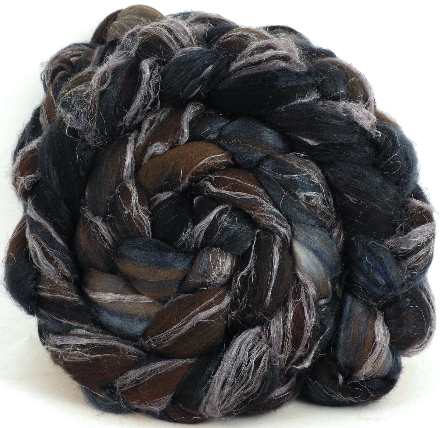 French Roast - Merino/ Tussah Silk/ Natural Flax (50/25/25)