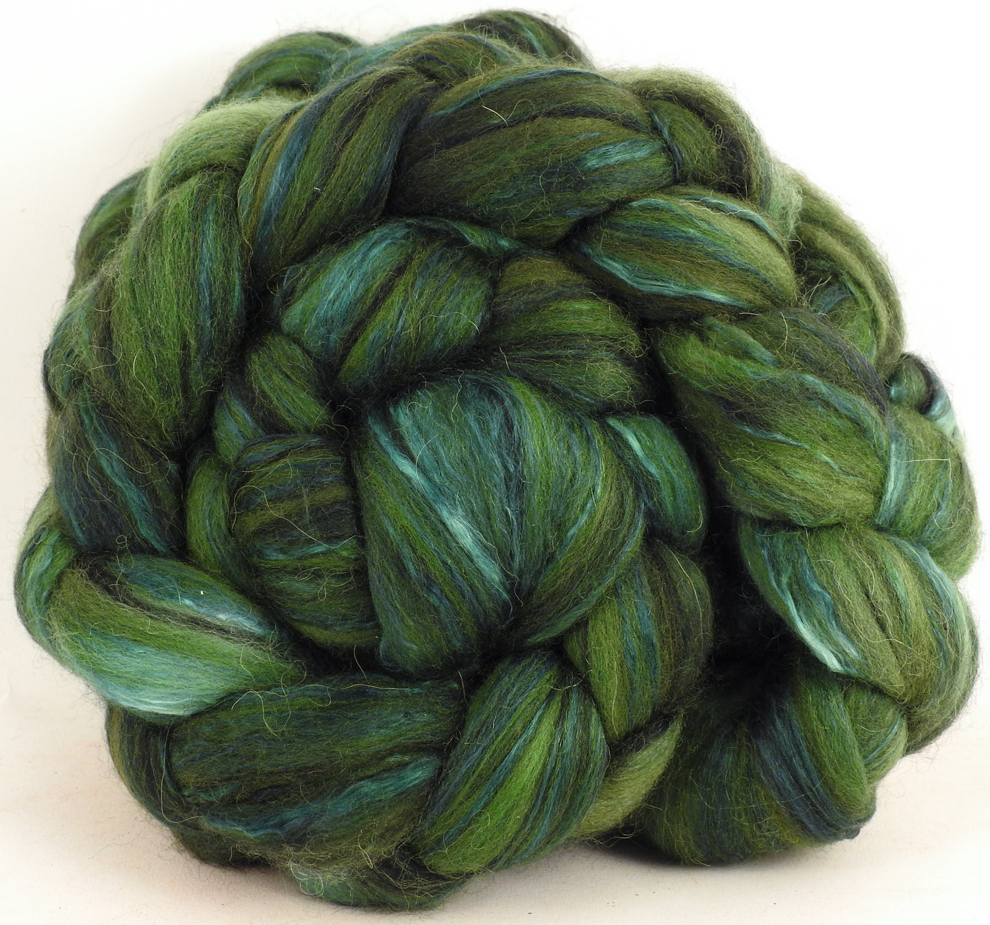 Zucchini -(5.8 oz.) Superfine Merino/ Mulberry Silk / Black Baby Alpaca (50/25/25)