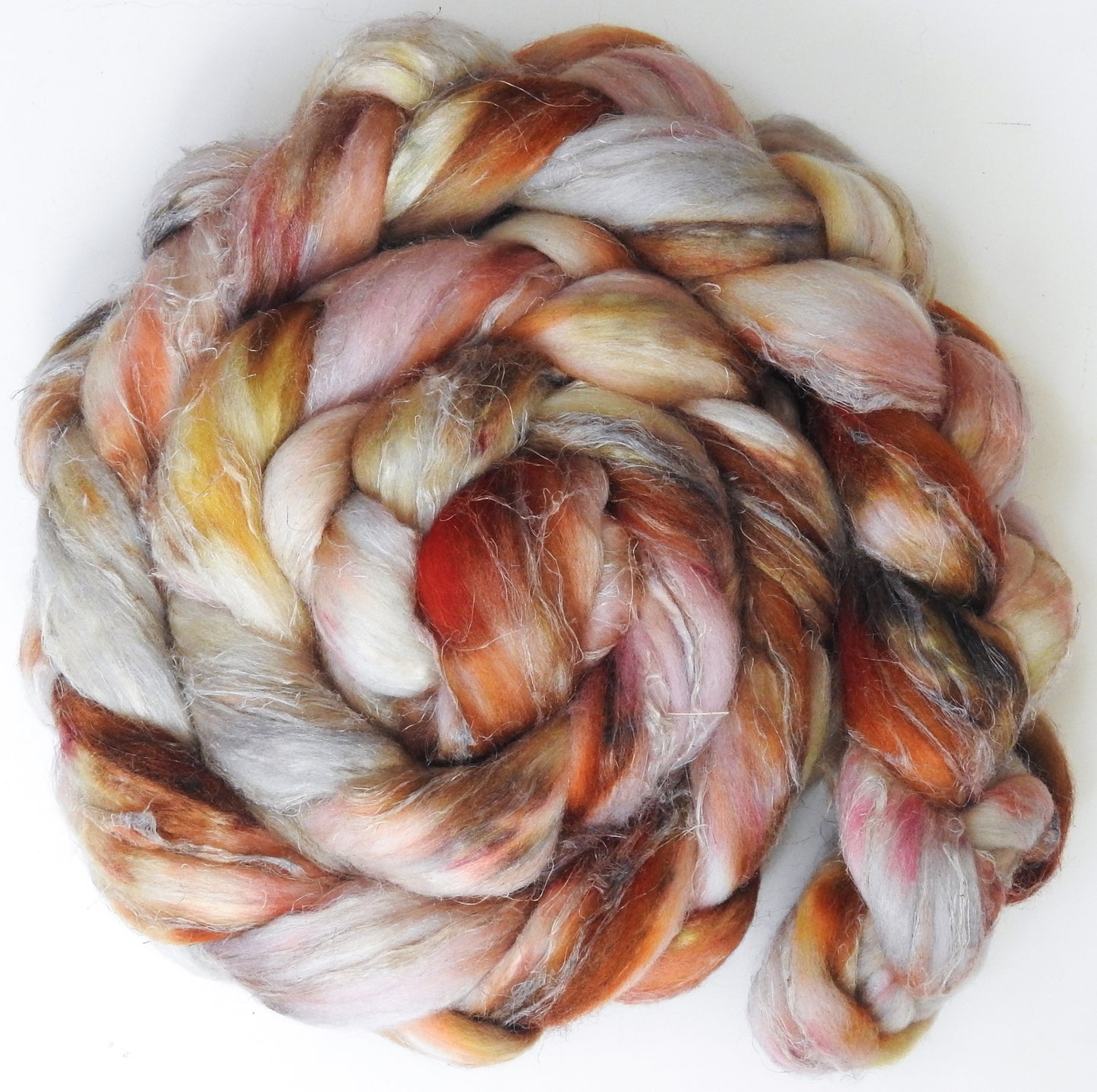 Cockle Shells (5.5 oz) - Merino/ Tussah Silk/ Natural Flax (50/25/25)