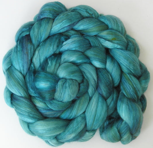Faience (5.3 oz) - Batt in a Braid #5 - Merino/ Camel/ silk/ faux cashmere/ firestar (25/25/25/12/12)