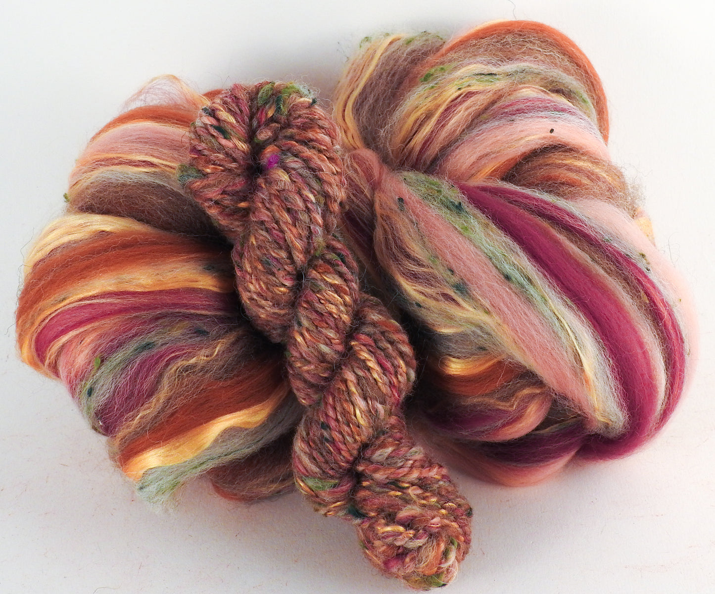 Clay - Superfine Merino/ Manx Loaghtan / Tweed Blend/ Silk ( 40/25/25/10 ) - Inglenook Fibers