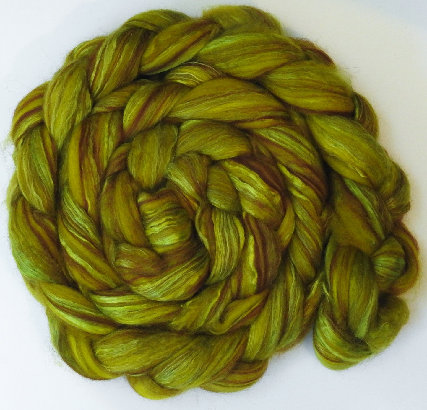 Pollen (5.5 oz)- 18.5 mic merino/ camel/ brown alpaca/ mulberry silk/ (40/20/20/20)