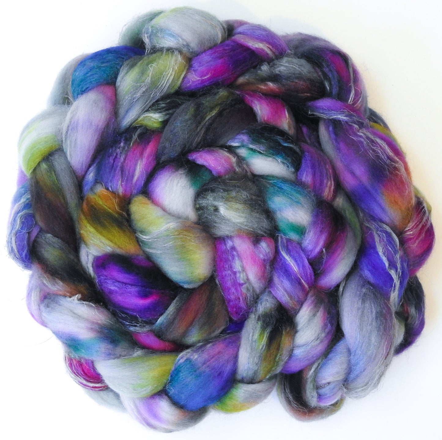 Geode (5.7 oz)- Glazed Solid - Merino/ Tussah Silk/ Natural Flax (50/25/25)