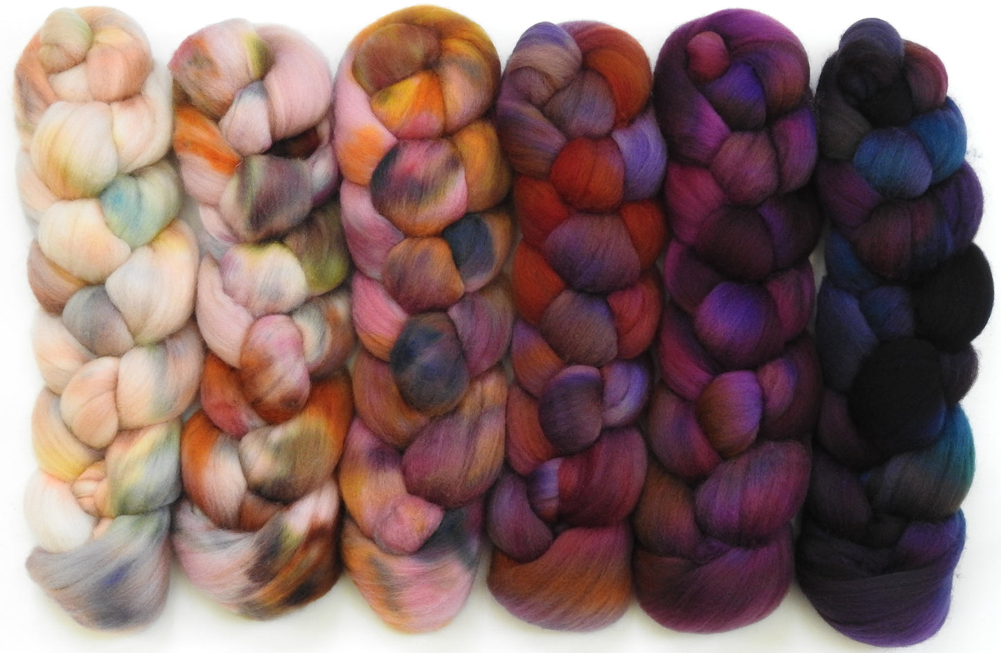 Let them Eat Cake -Gradient Braid Set - (8.6 oz.) Organic Polwarth