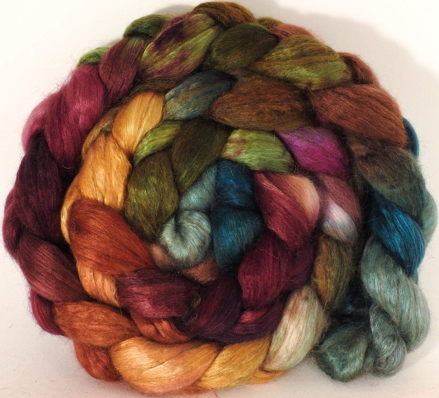 Baby camel/ tussah silk top (50/50) - Farmer's Market - (4.2 oz) - Inglenook Fibers