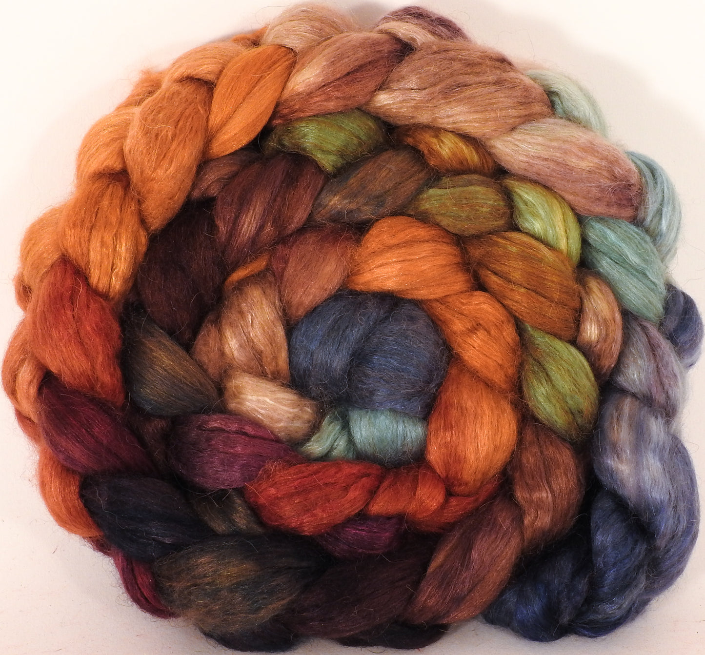 Baby camel/ tussah silk top ( 50/50) -Squirrel's Pantry - ( 4.1 oz) - Inglenook Fibers