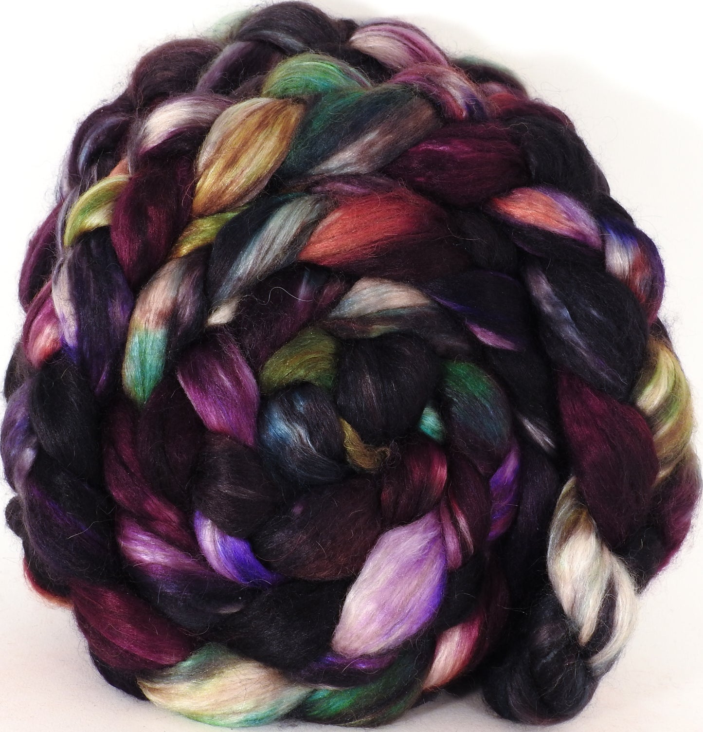 Baby camel/ tussah silk top (50/50) -Nuummite - (4.1 oz) - Inglenook Fibers