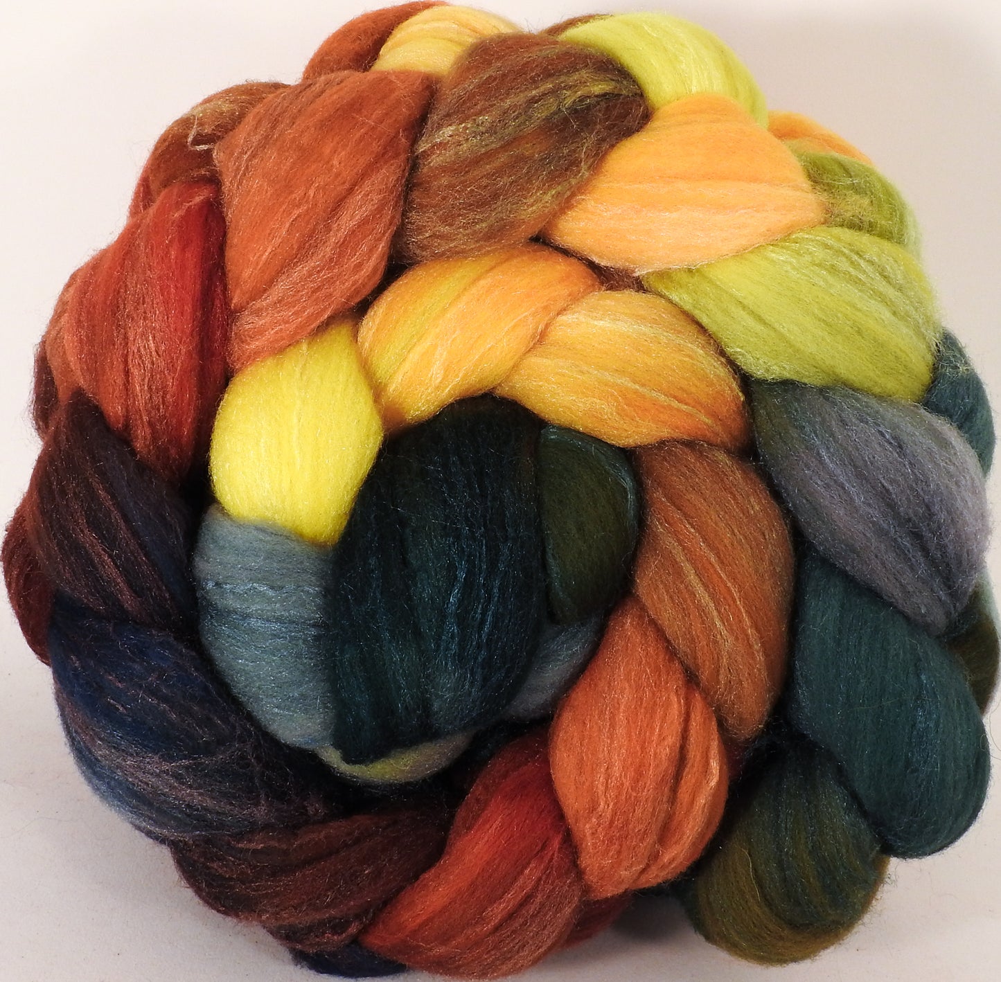 Rambouillet /tussah silk (75/25) - Gourds (5.2 oz.) - Inglenook Fibers