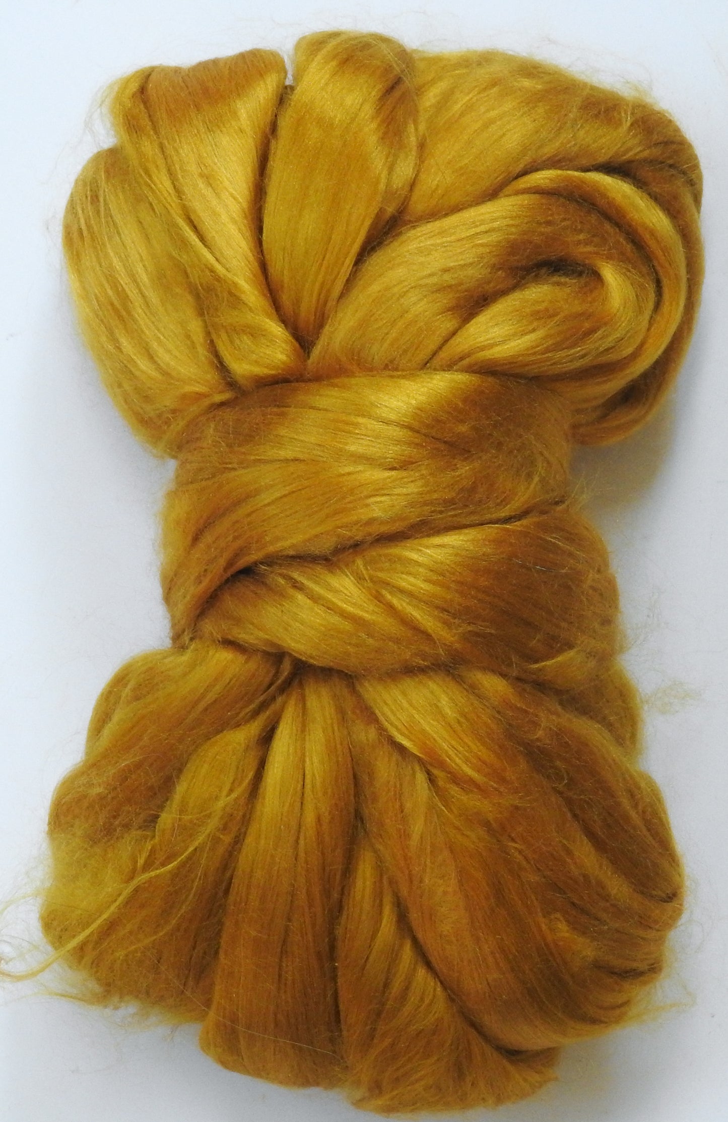 100% Mulberry Silk -Saffron (2 oz)