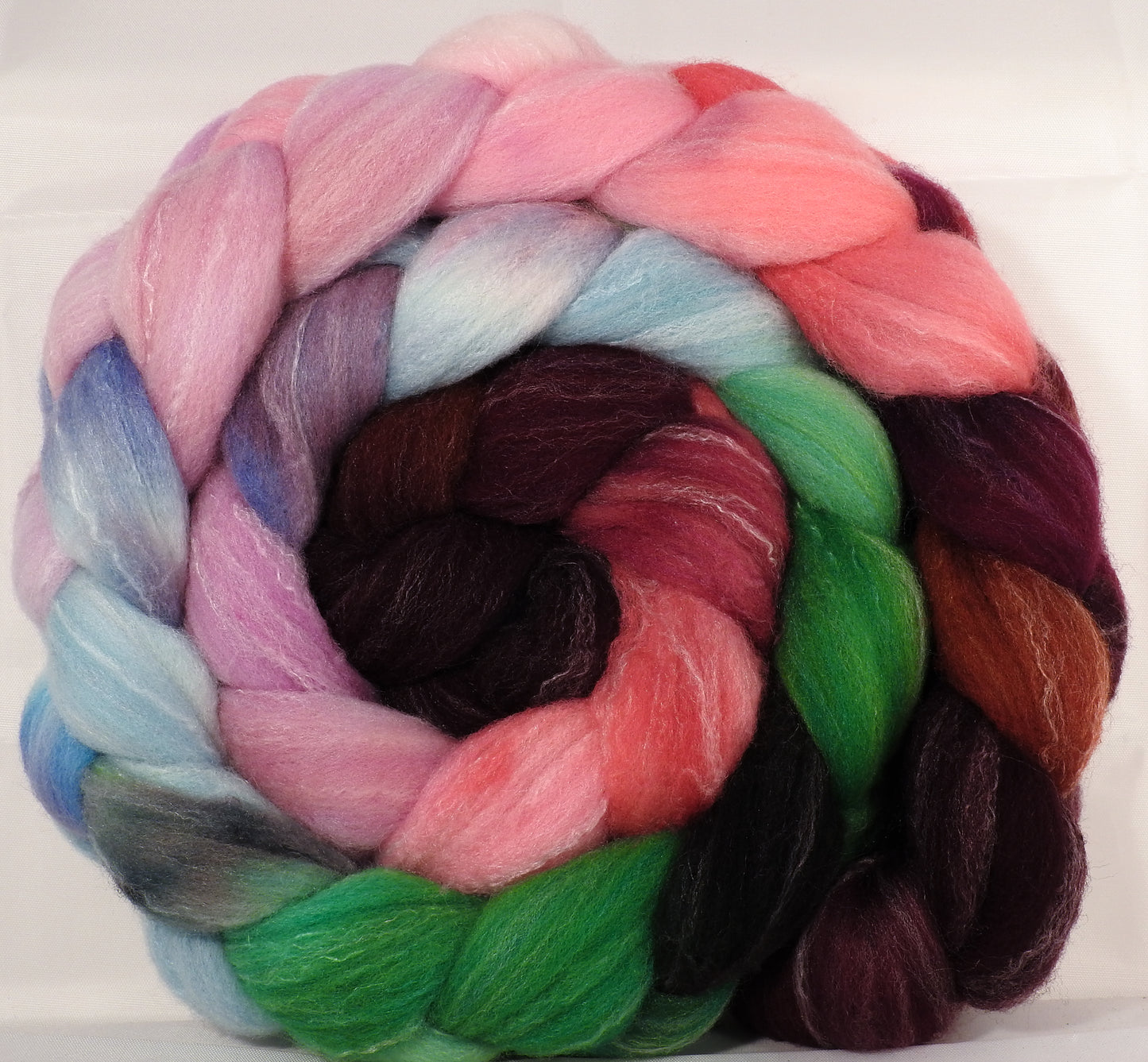 Targhee/silk/ bamboo (80/10/10) - Outback in Bloom - 5.1 oz. - Inglenook Fibers