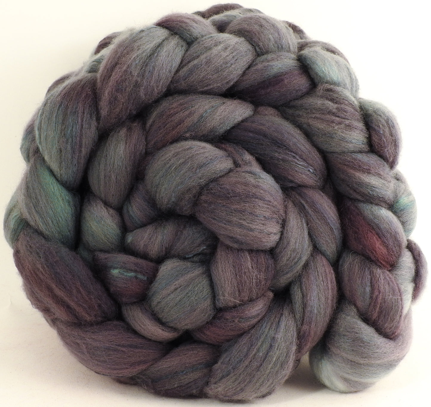 Asphalt (6.1 oz) - Organic Polwarth / Tussah silk (80/20)