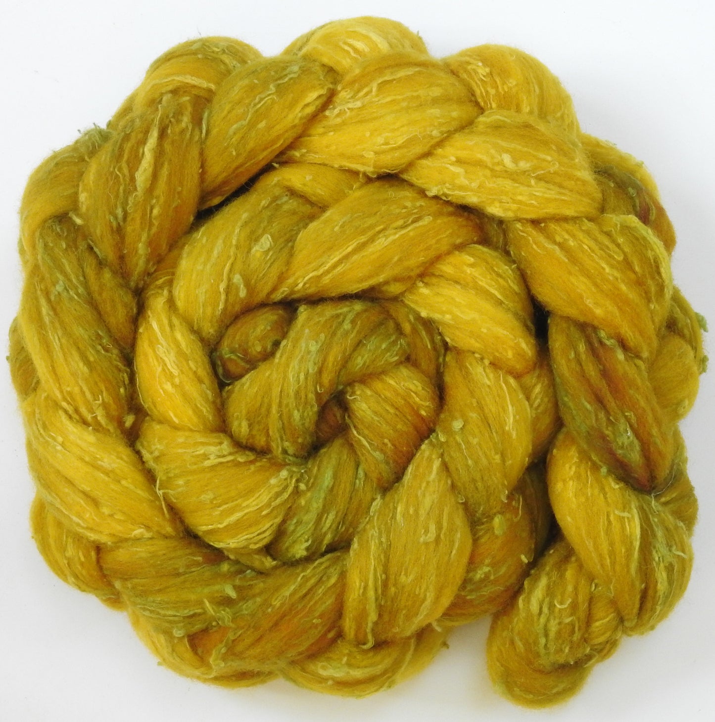 Sunflower (5.2 oz)- 25 micron Merino/ Silk Slubs (70/30)