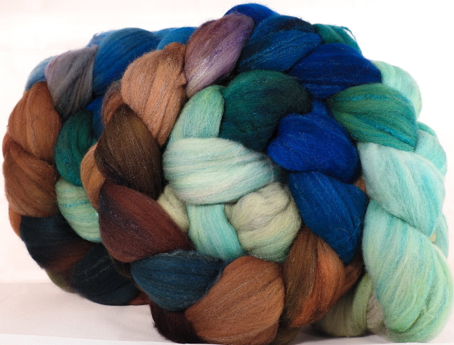 Rambouillet /tussah silk (75/25) - Sea Turtle (6.5 oz.) - Inglenook Fibers