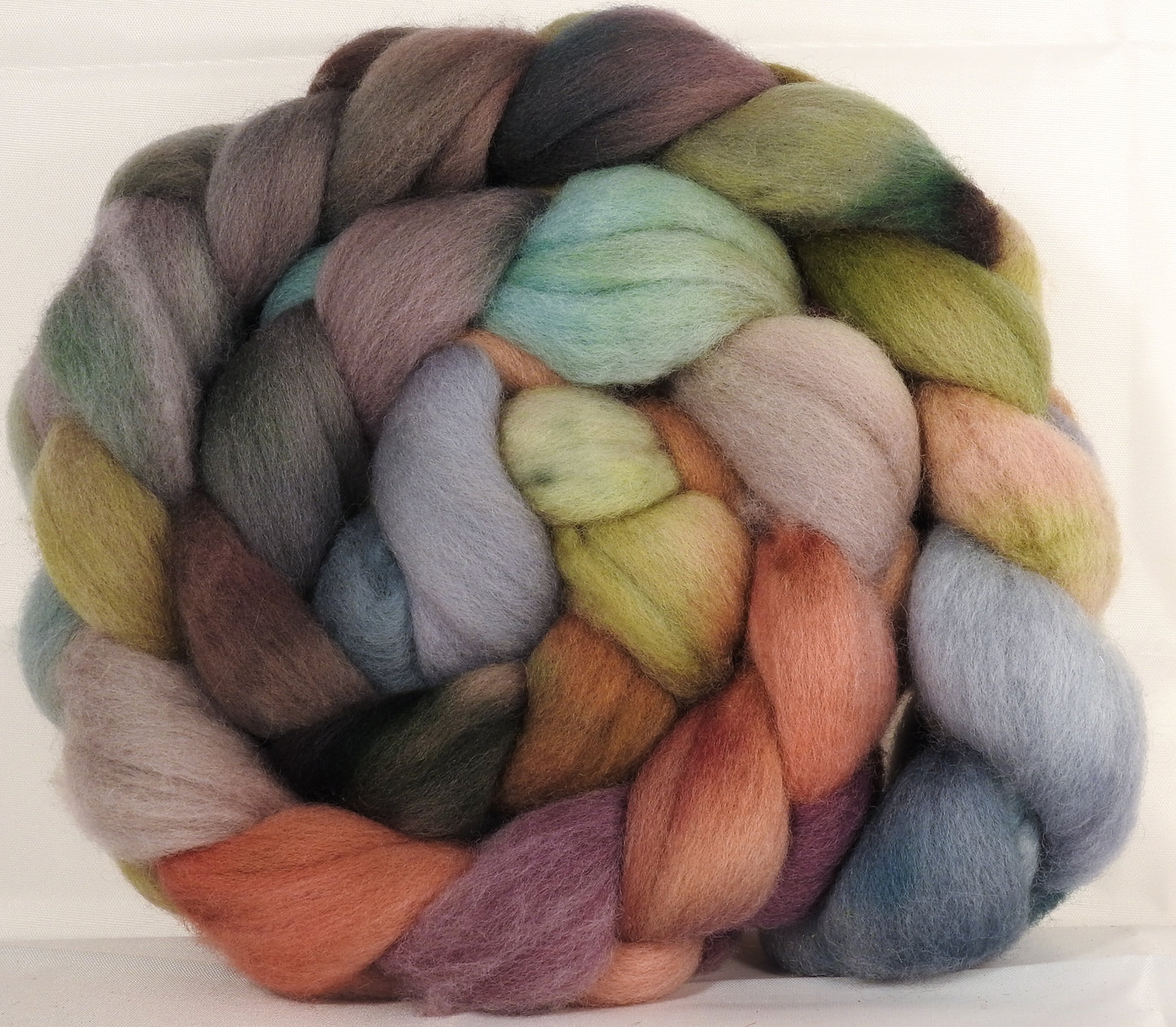 Falkland top for spinning - Pebble Mosaic- 5.1 oz. - Inglenook Fibers