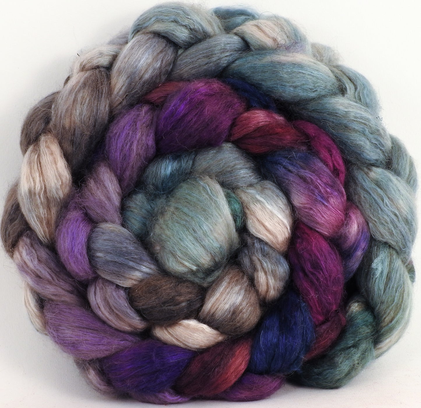Baby camel/ tussah silk top (50/50) - Earl Grey - Inglenook Fibers