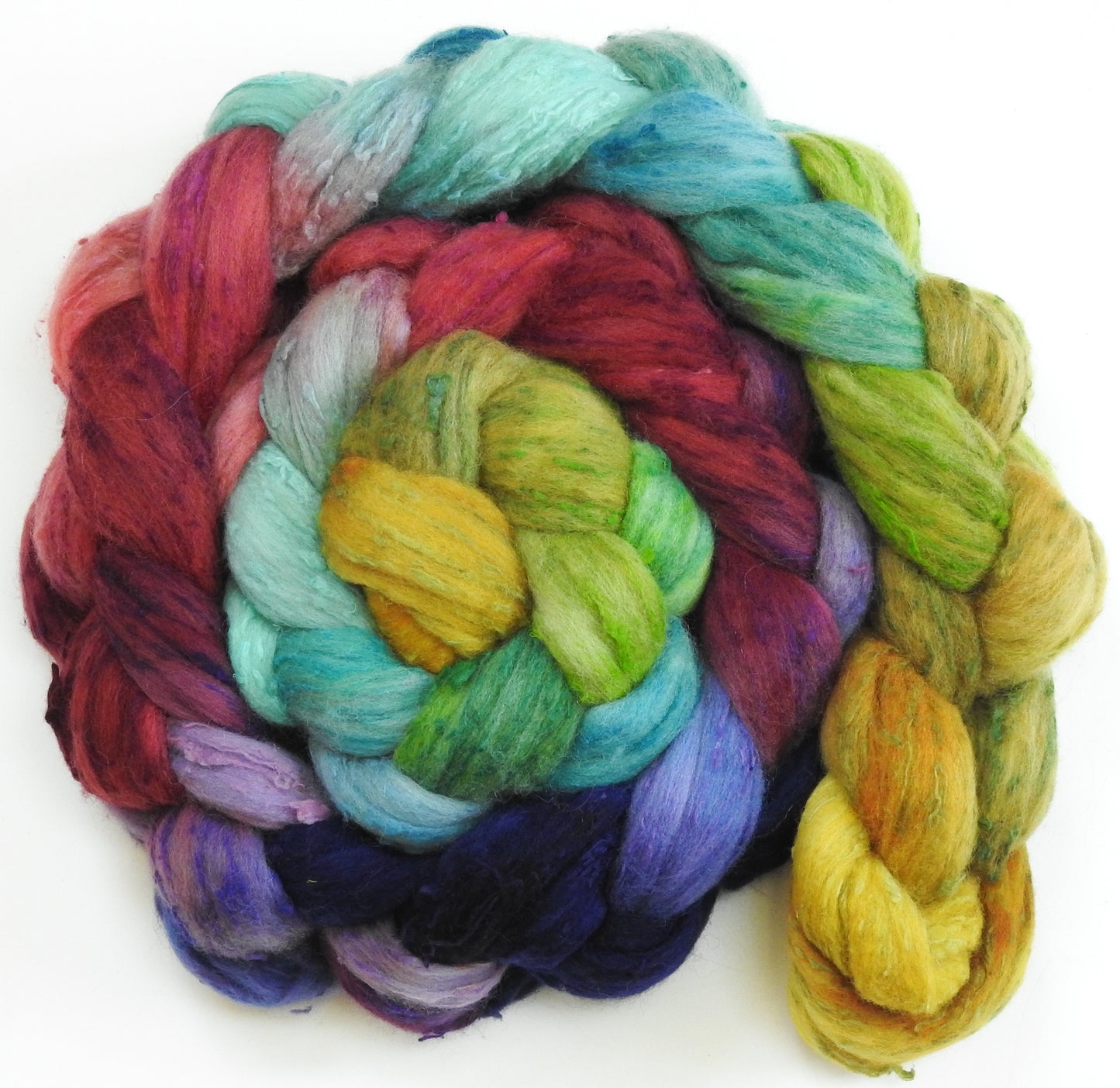 Pasque Flower (5.6 oz)- 25 micron Merino/ Silk Slubs (70/30)