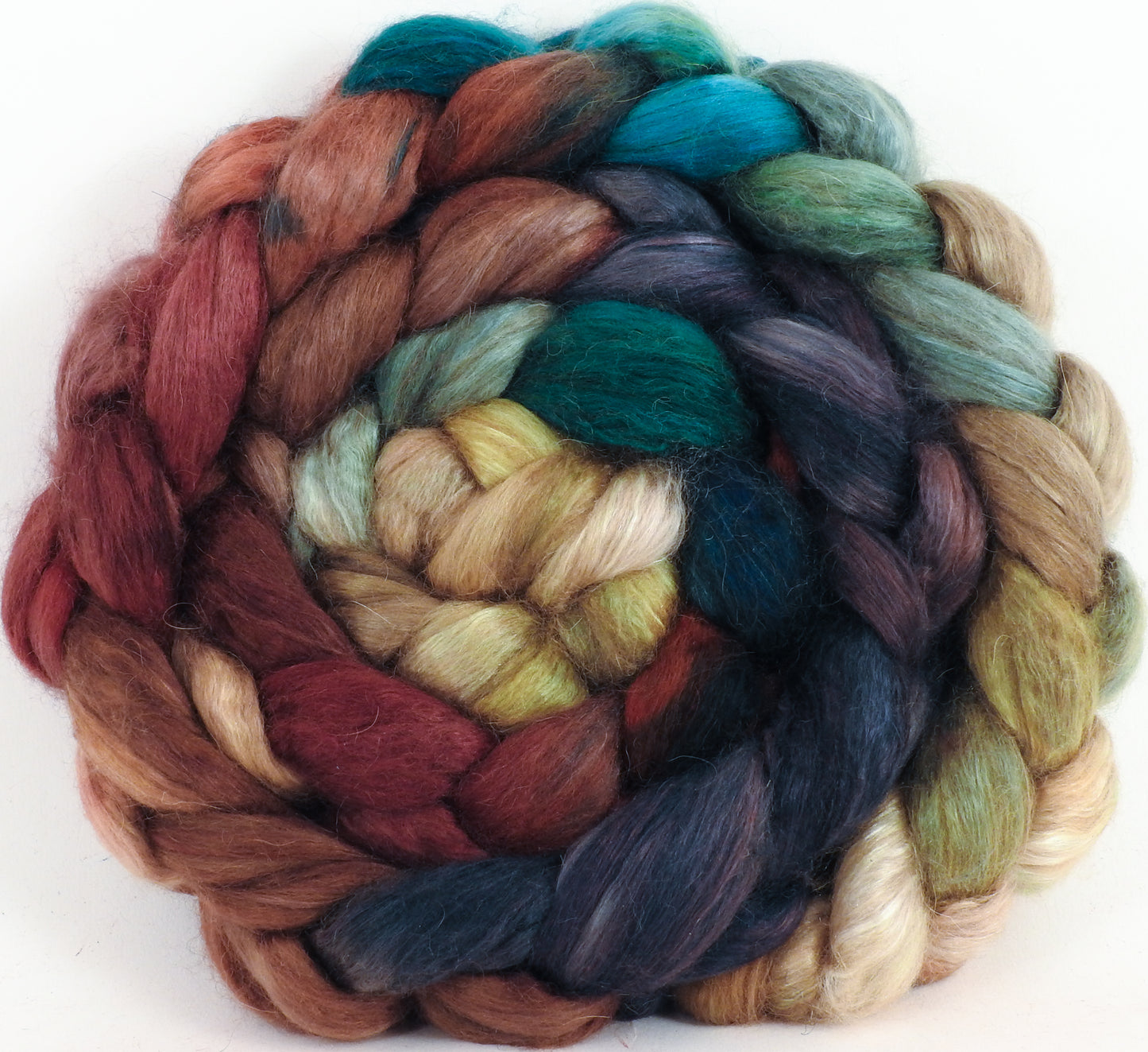 Baby camel/ tussah silk top (50/50) - Toadstools - (4.1 oz) - Inglenook Fibers