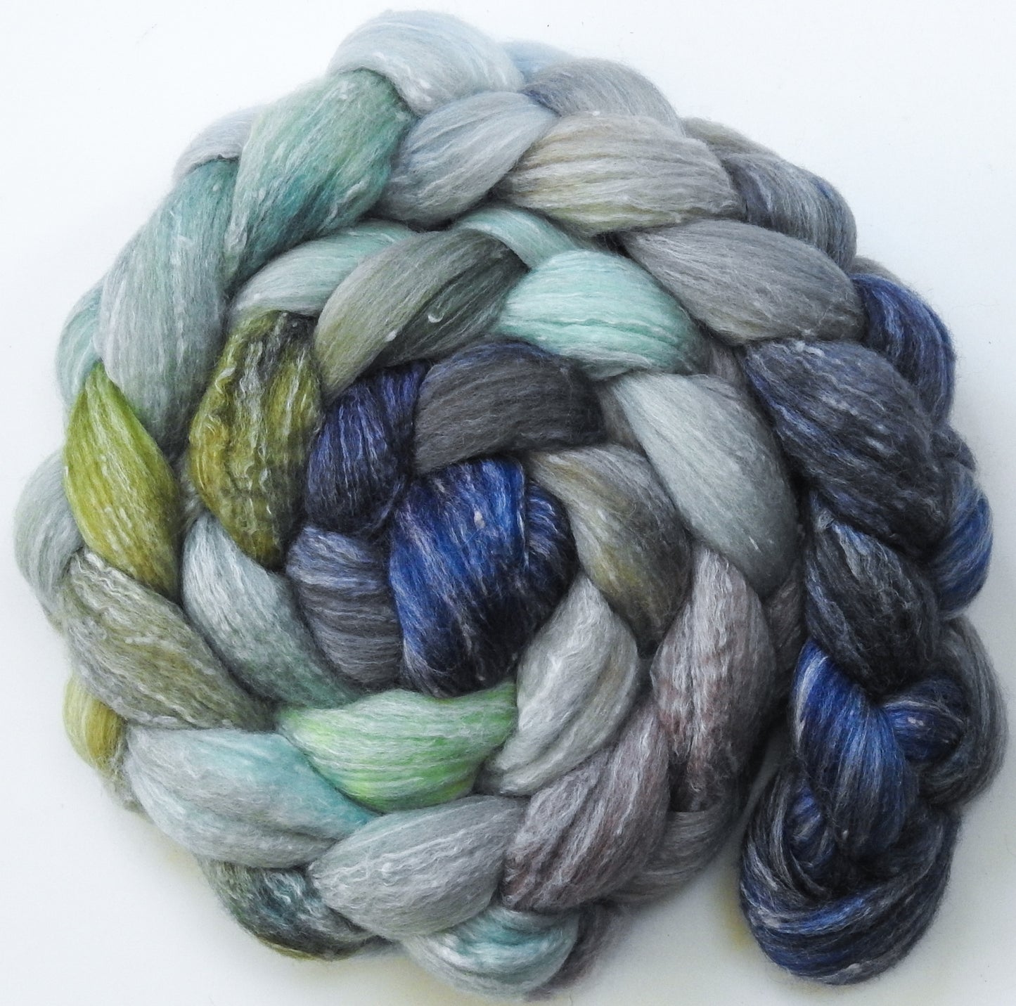 Downpour (5.6 oz) - Merino/ Bamboo/ Tweed Blend (⅓ each)