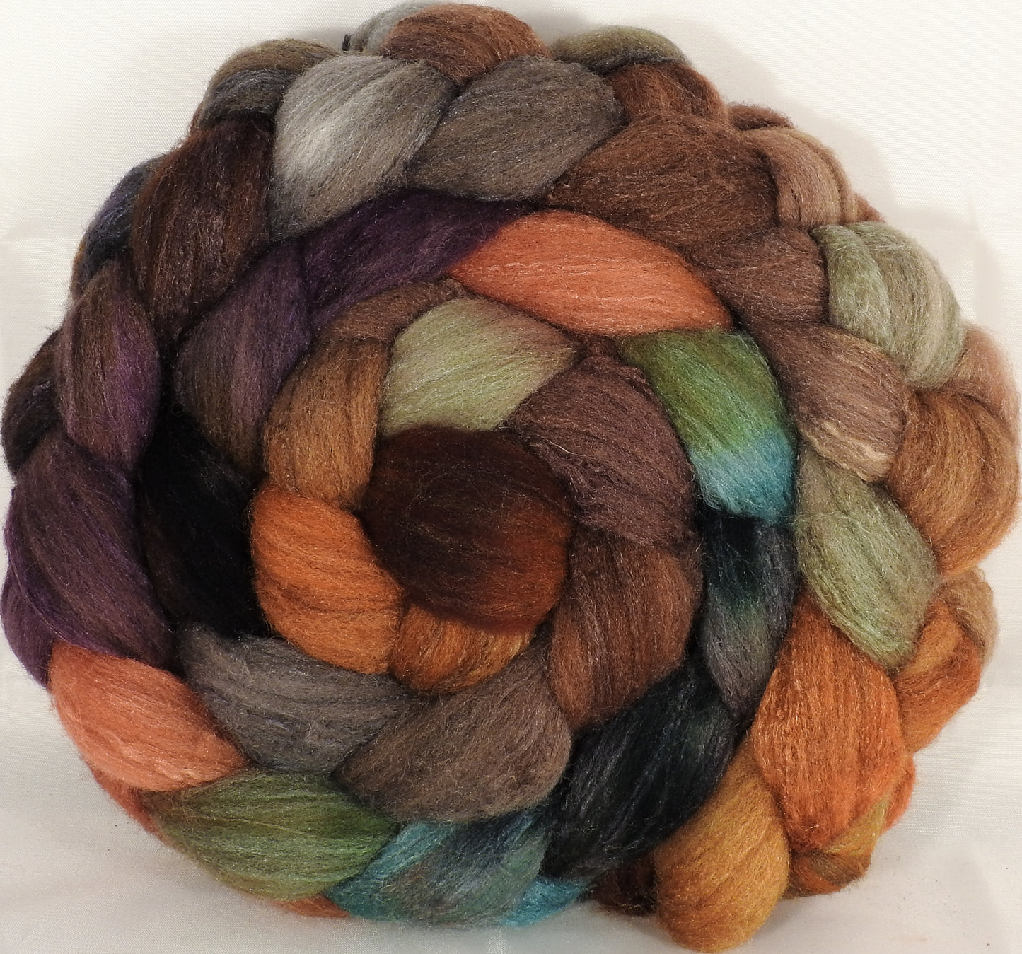 British Southdown/ tussah top (65/ 35) - Camel Rider - 6.2 oz. - Inglenook Fibers