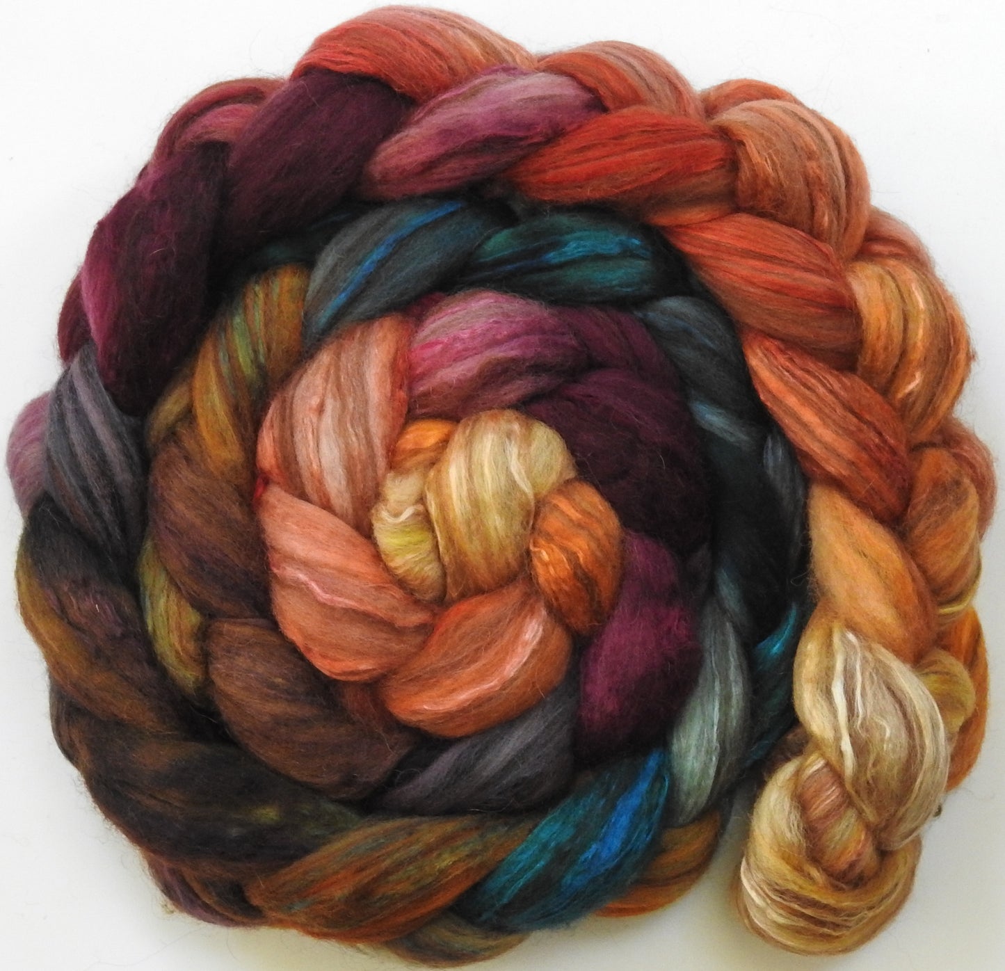 Smaug- ( 5.5 oz) 18.5 mic merino/ camel/ brown alpaca/ mulberry silk/ (40/20/20/20)