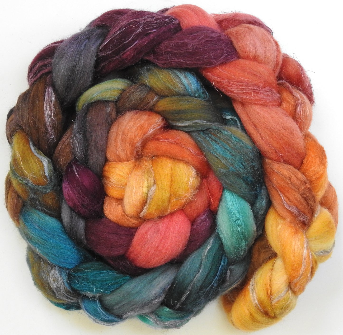 Smaug - Merino/ Tussah Silk/ Natural Flax (50/25/25)
