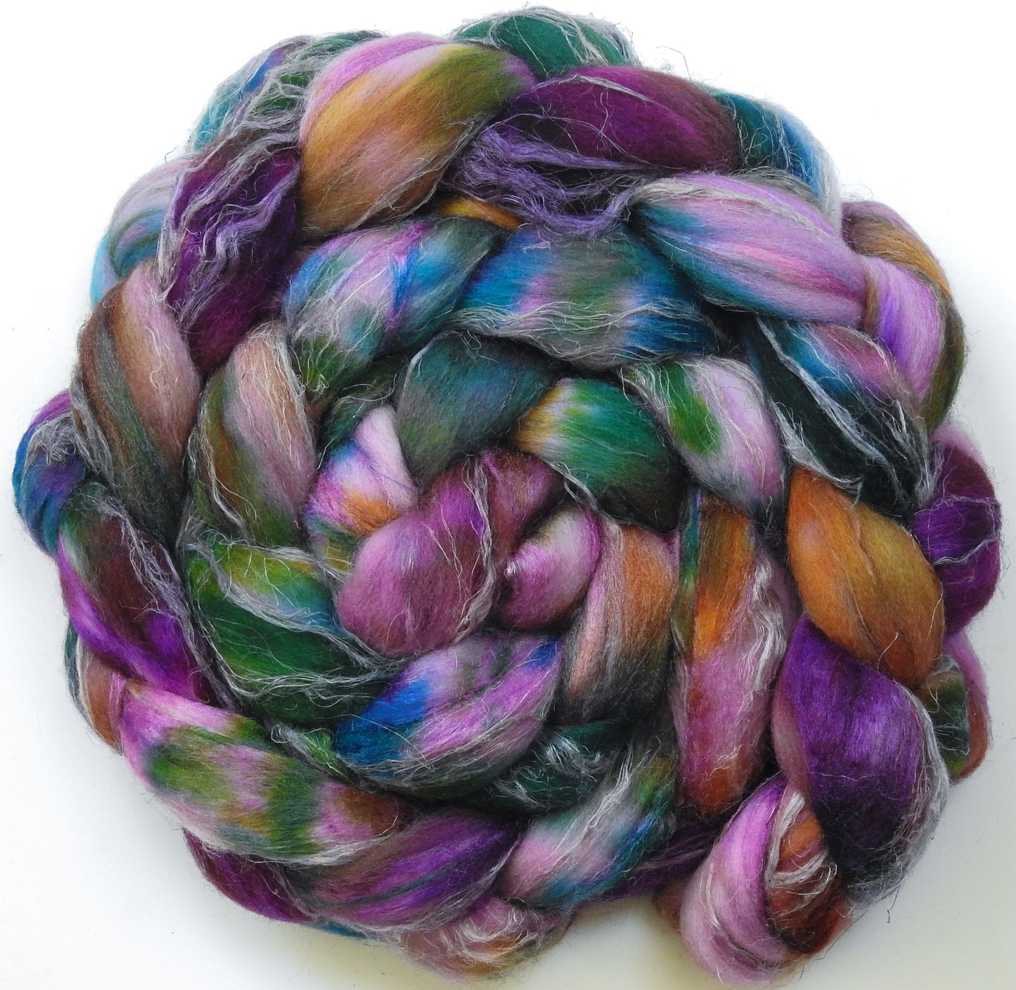 Sweet Violets (5.9 oz) - Merino/ Tussah Silk/ Natural Flax (50/25/25)