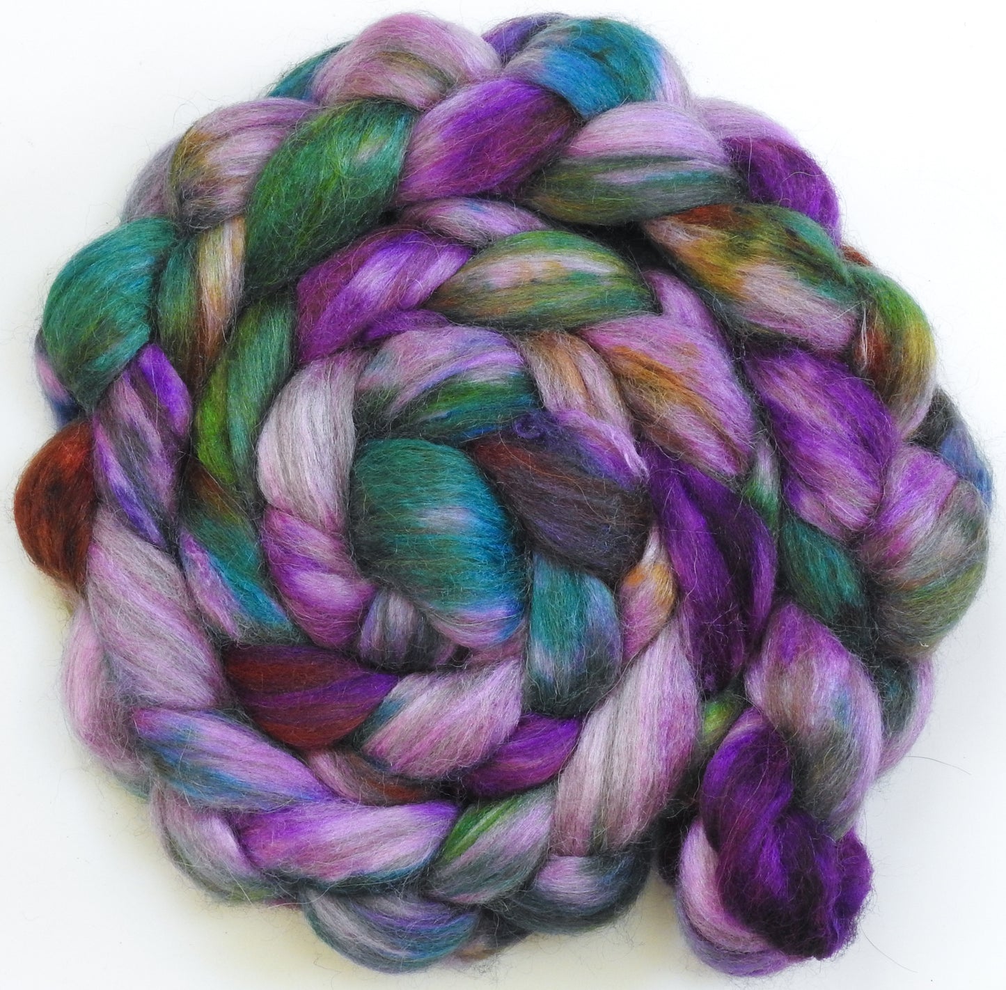 Sweet Violets - Grey Alpaca/Tussah Silk (50/50)