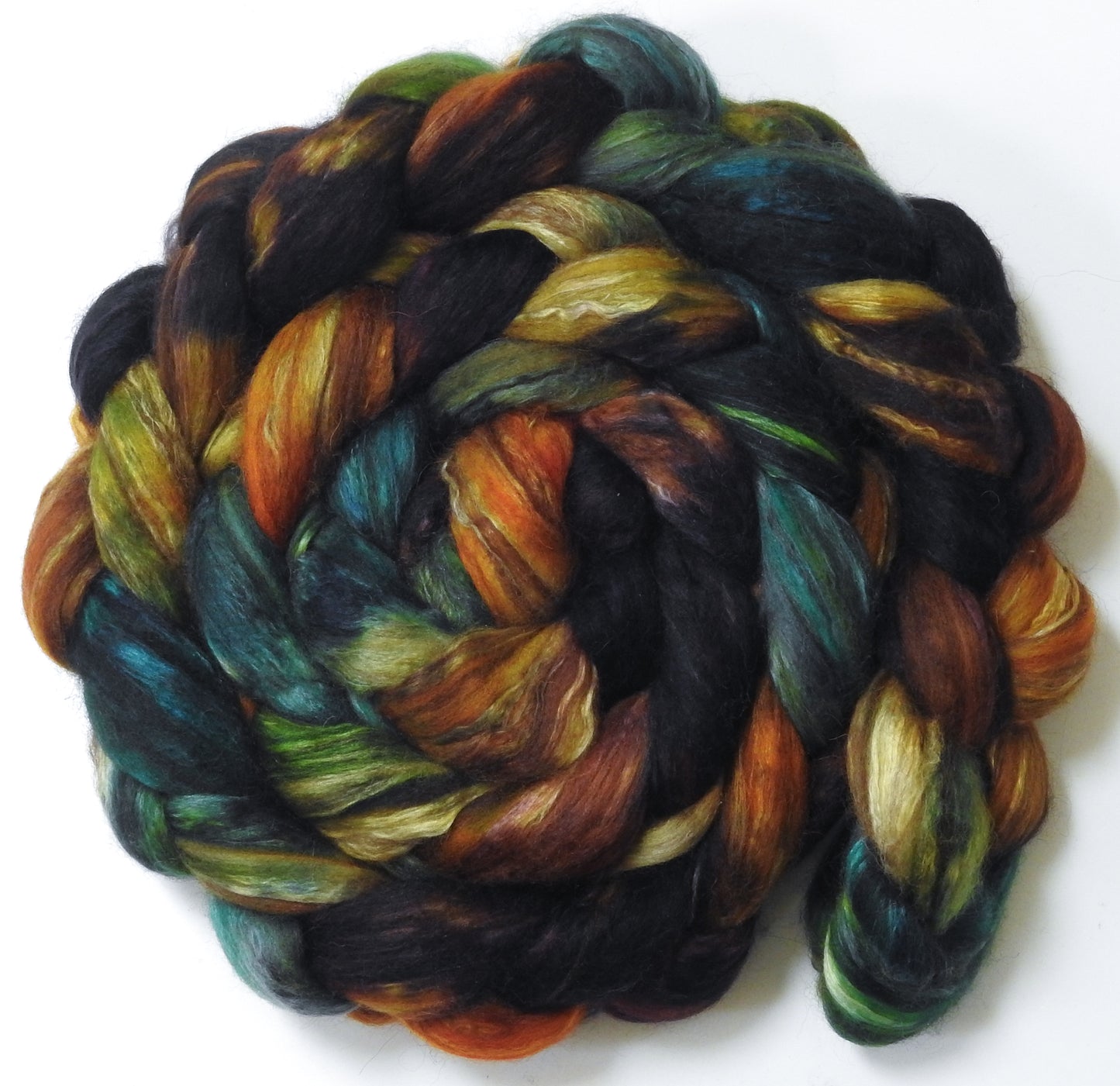 Dime a Dozen - 5.4 oz - 18.5 mic merino/ camel/ brown alpaca/ mulberry silk/ (40/20/20/20)