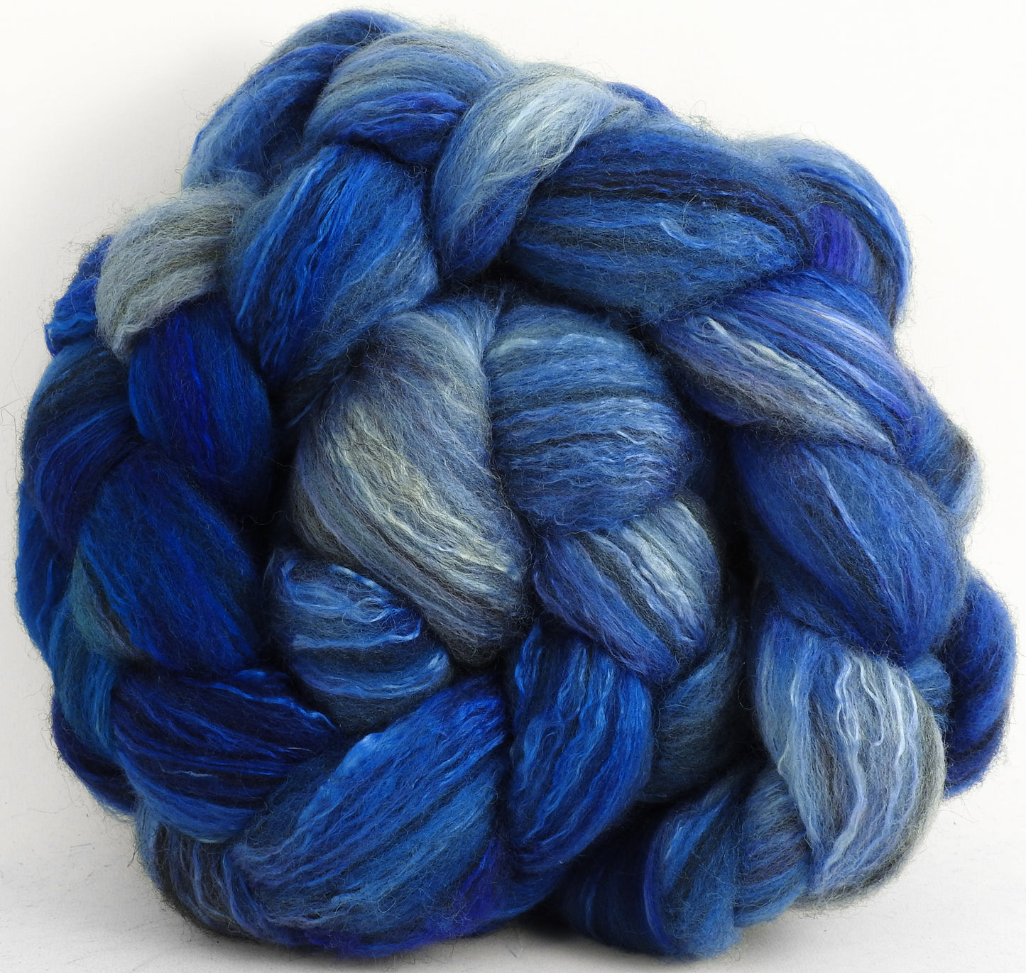 Nordic Blue - Humbug Shetland/ Mulberry Silk (75/25)