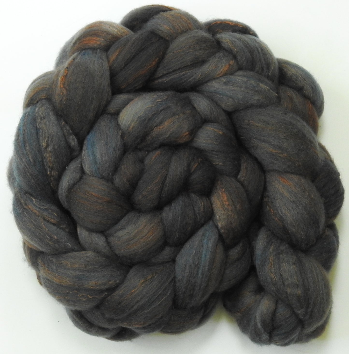 Soot - (5.3 oz) Organic Polwarth / Mulberry silk (80/20)