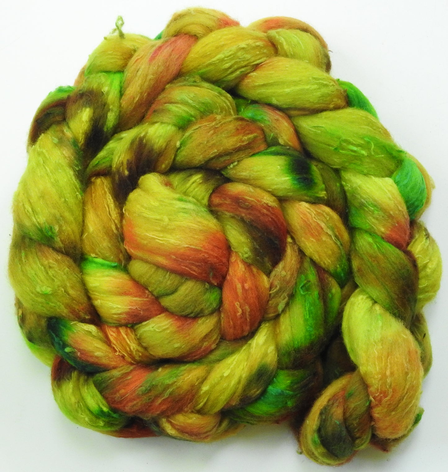 Frog Prince (5.3 oz)- 25 micron Merino/ Silk Slubs (70/30)