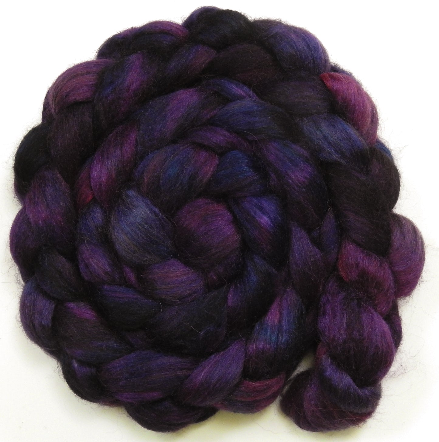 Aubergine Plus (4.2 oz) - Grey Alpaca/Tussah Silk (50/50)