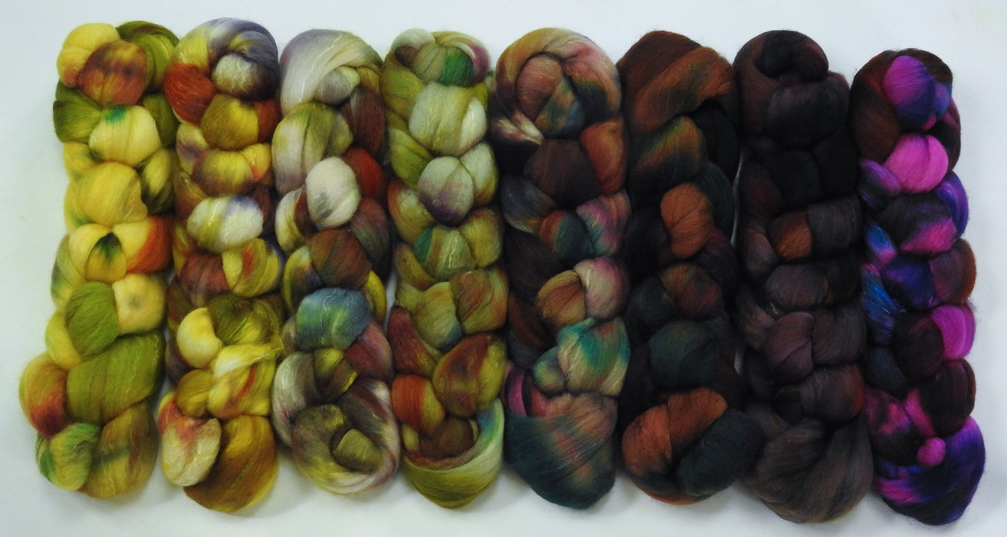 Flight of the Bumblebee Set - Organic Polwarth / Mulberry silk (80/20)
