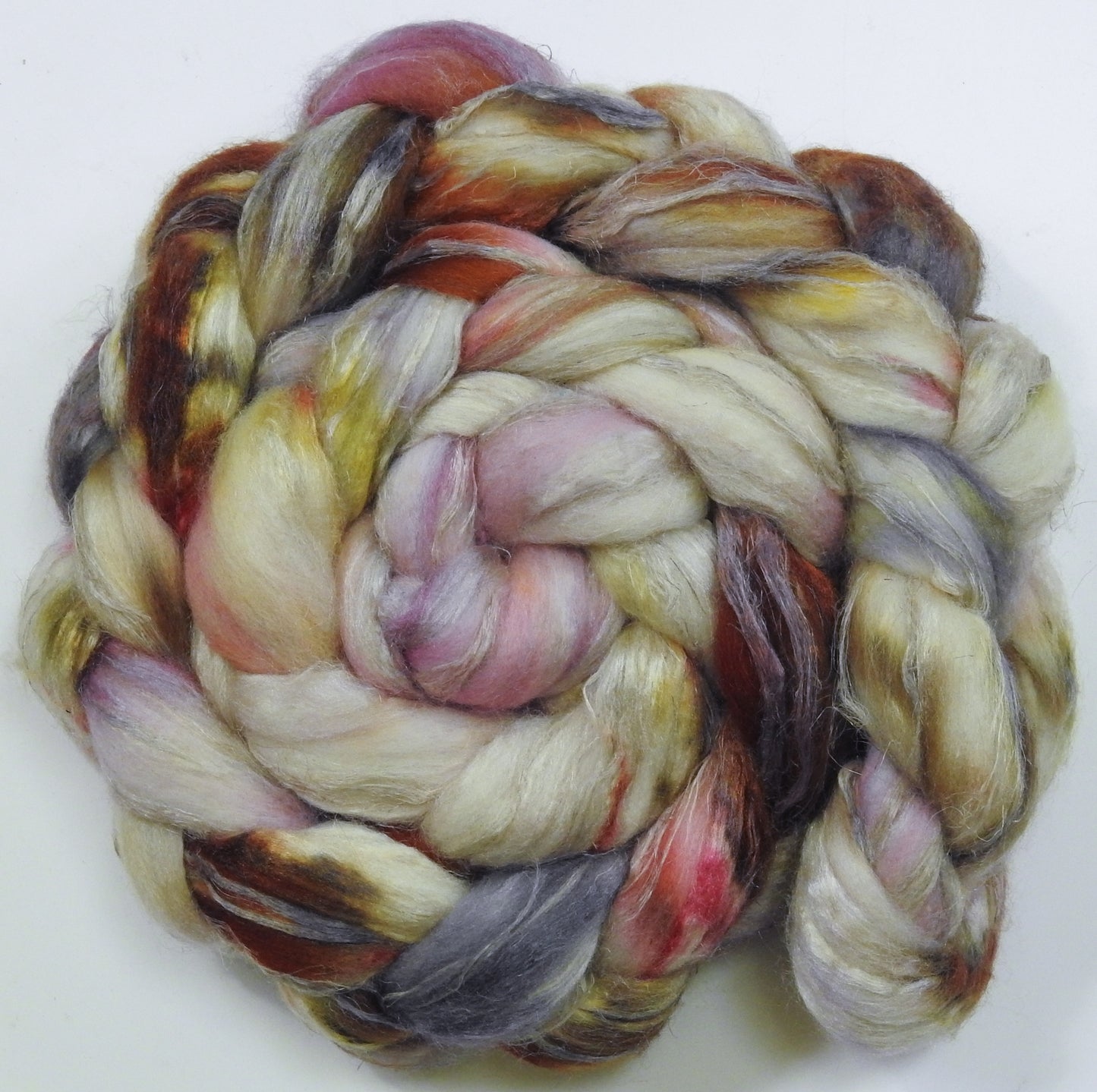 Cockle Shells - Merino/ Tussah Silk/ Natural Flax (50/25/25)