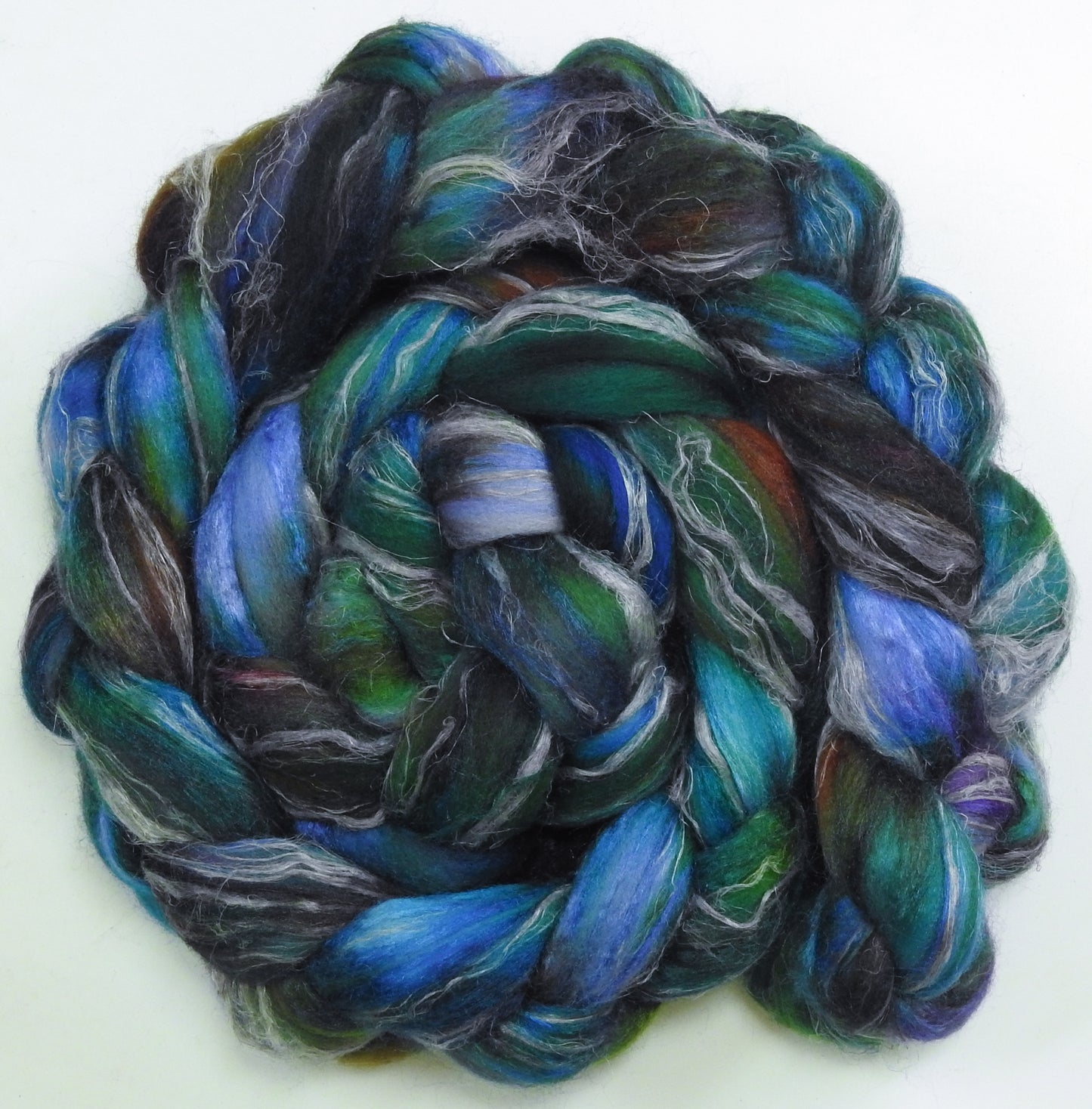 Spanish Bluebells (5.3 oz) - Merino/ Tussah Silk/ Natural Flax (50/25/25)