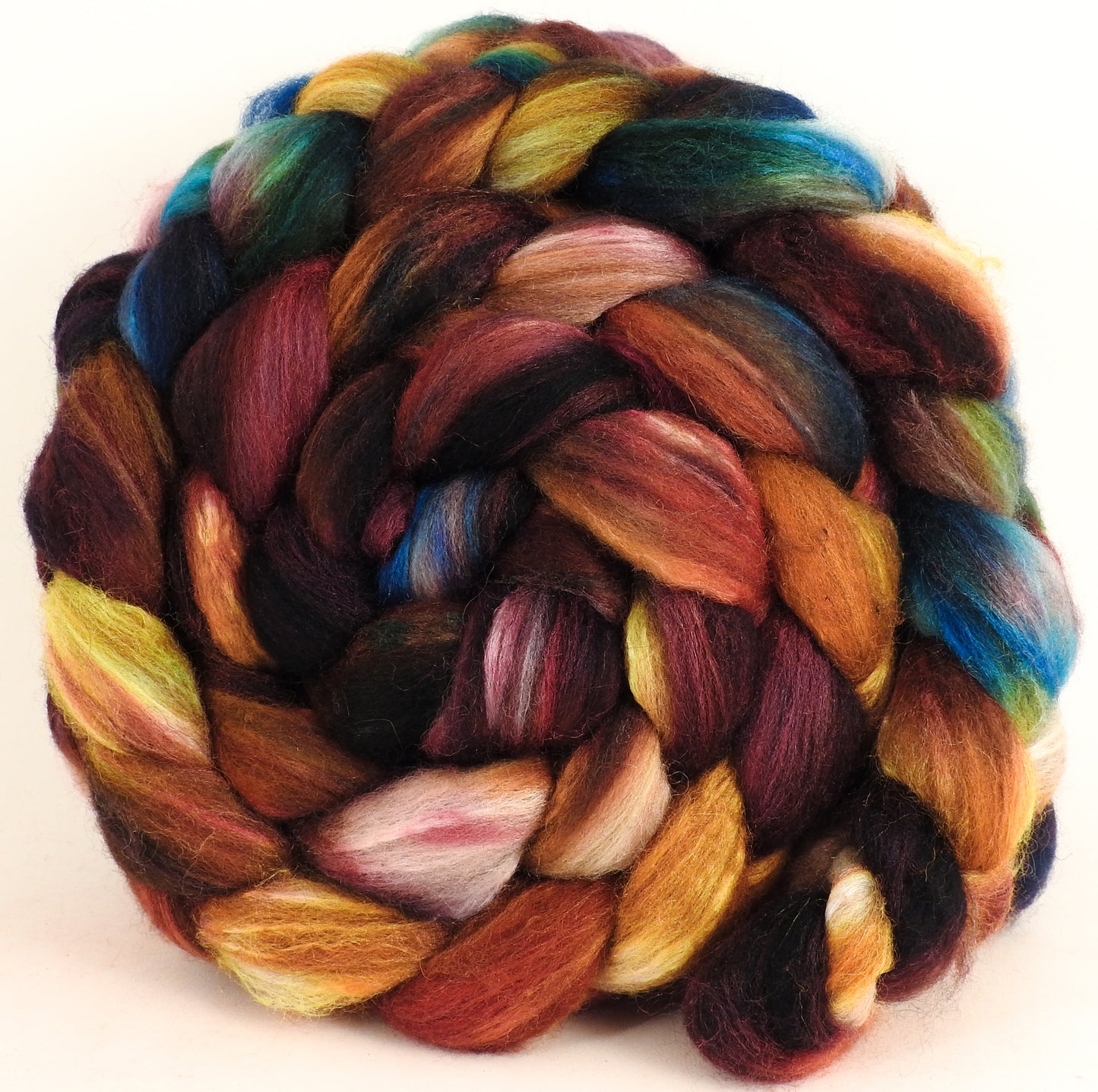Mixed UK Bfl/ Tussah Silk (75/25) - Pajama Party #2 - 5.4 oz. - Inglenook Fibers