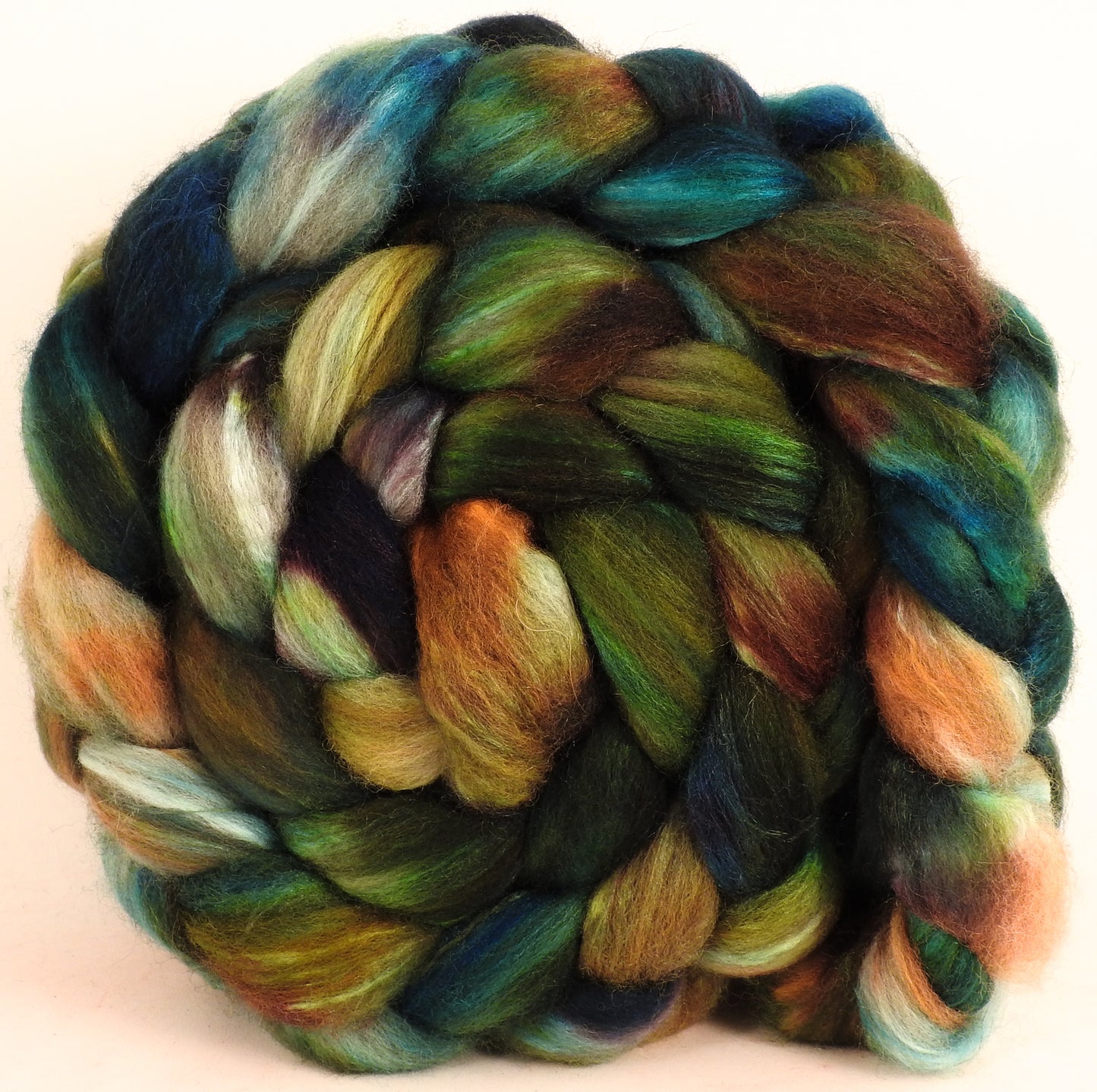 Mixed UK Bfl/ Tussah Silk (75/25) - Eddy #1 - 5.3 oz. - Inglenook Fibers