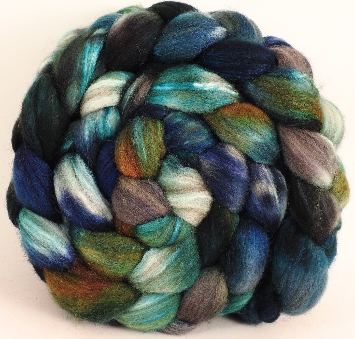 Mixed UK Bfl/ Tussah Silk (75/25) - Kraken - 5.2 oz. - Inglenook Fibers
